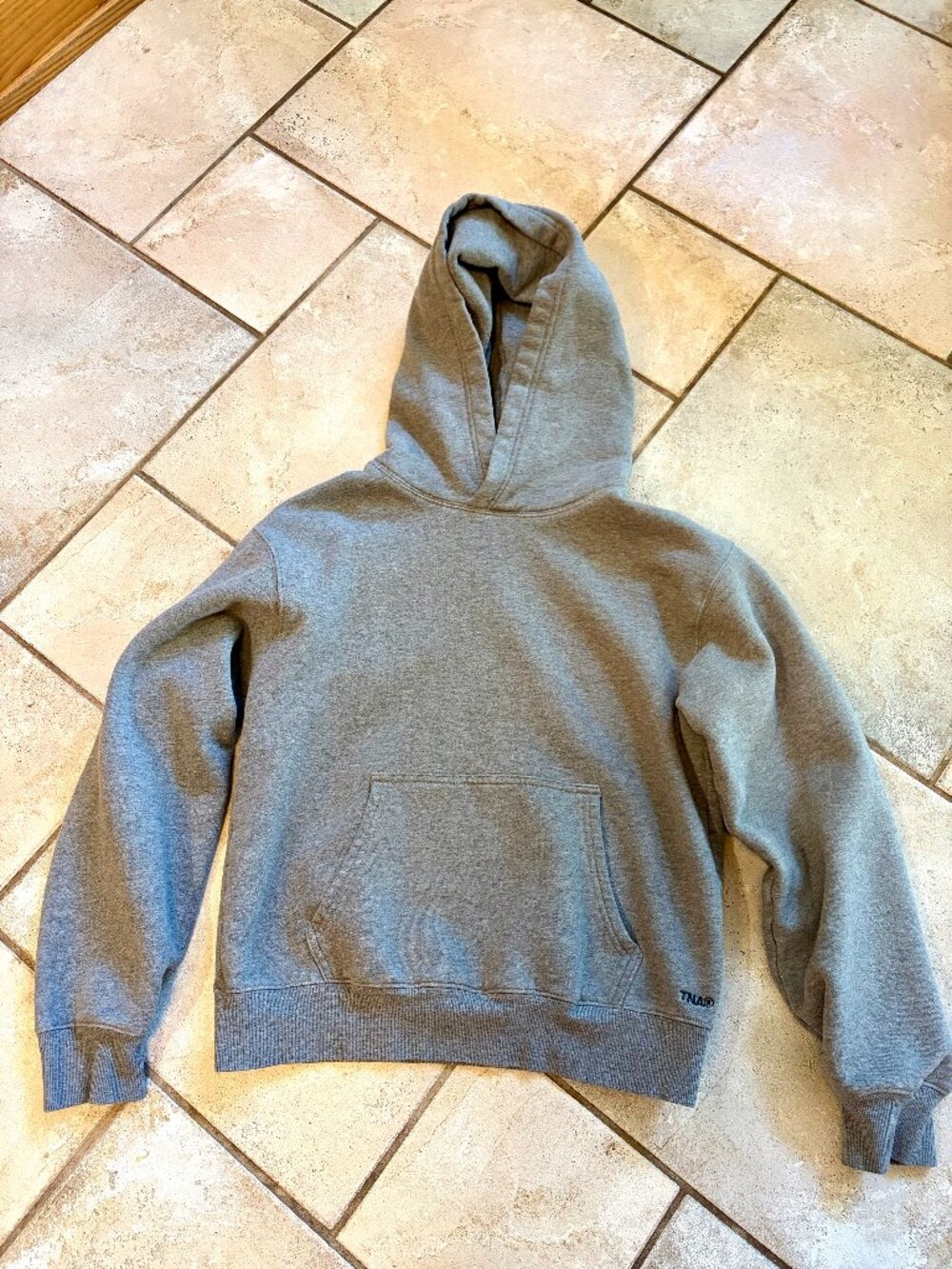 Aritzia, TNA, Sweatfleece, cozy fleece, perfect fit, hoodie, dark grey, small